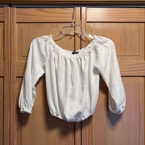 Brandy Melville crop top white